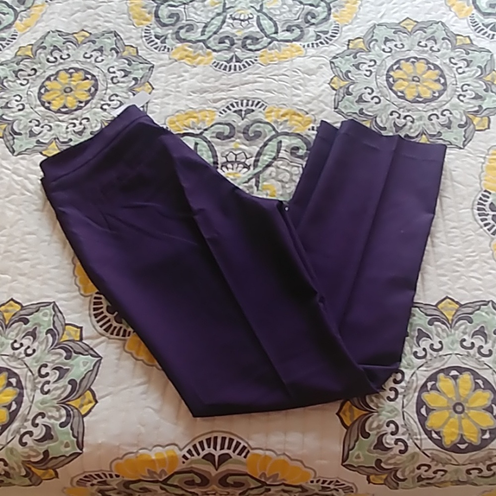 NWT NY&co purple dress pants